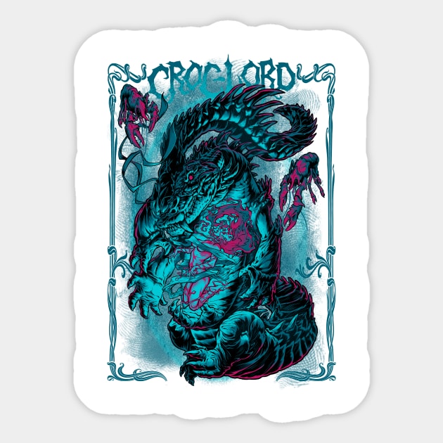 CROC-LORD Sticker by beastpop